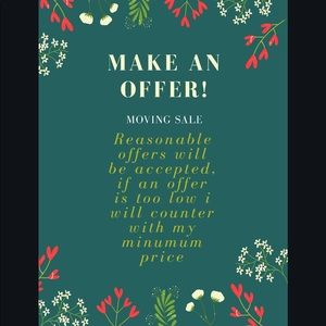 Make an offer on any of my listings!